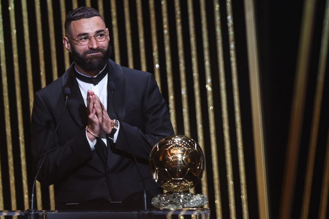 Francoz Karim Benzema dobitnik zlate žoge za leto 2022