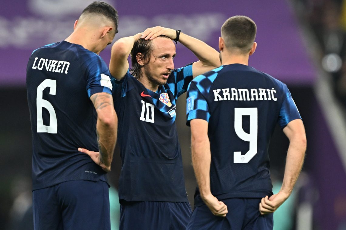 Modrić po porazu skušal bodriti psihično zlomljene Hrvate