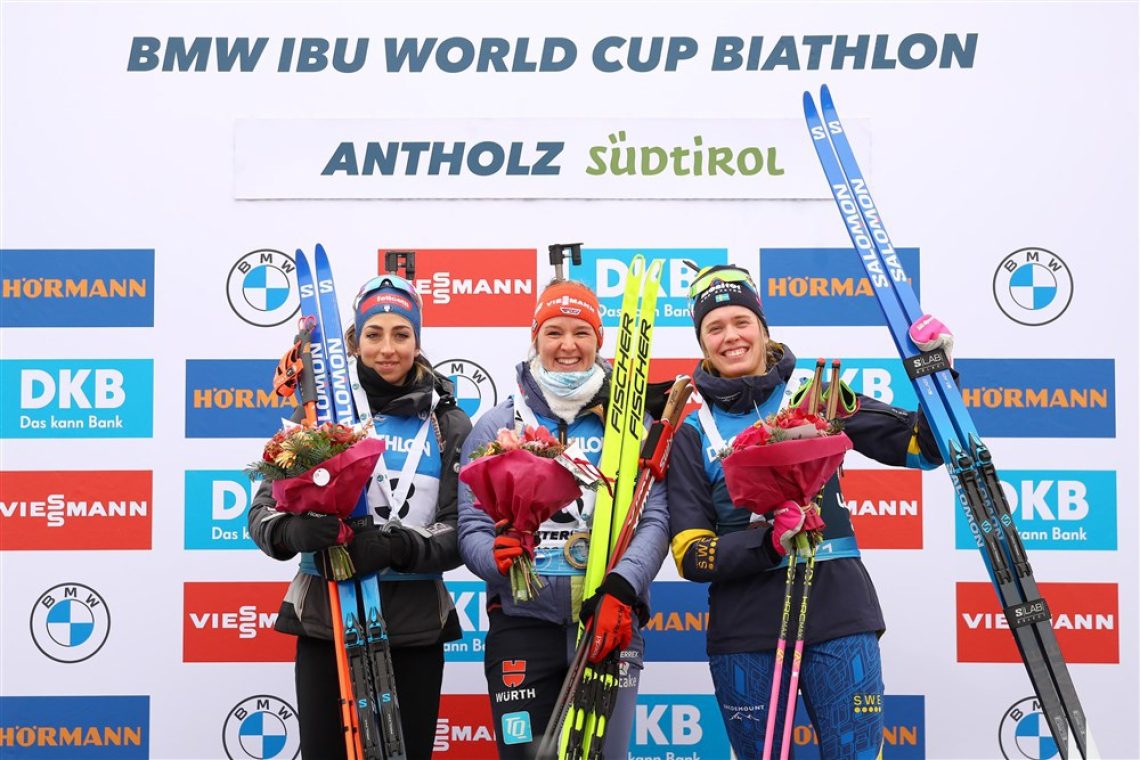 Zmaga Denise Herrmann-Wick, Anamarija Lampič zbolela