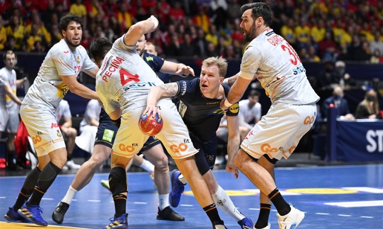 Španski rokometaši v malem finalu SP v Stockholmu boljši od Švedov