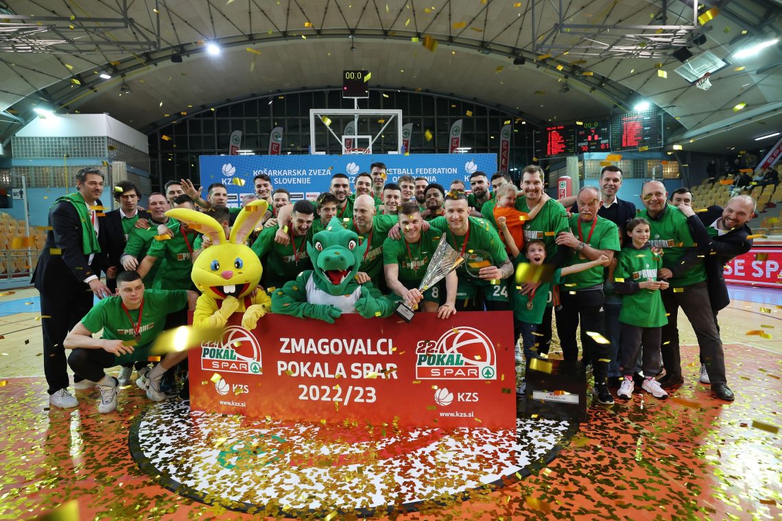 Cedevita Olimpija dvaindvajsetič pokalni prvak Slovenije