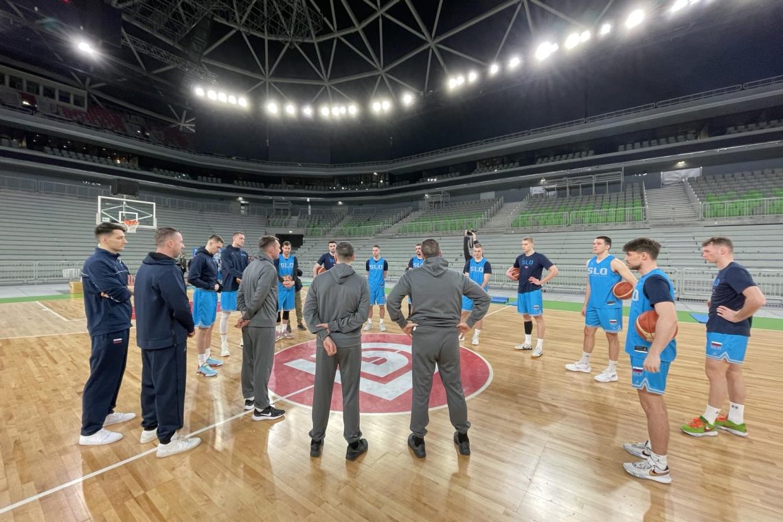 Slovenski košarkarji začeli priprave na Estonijo in Izrael