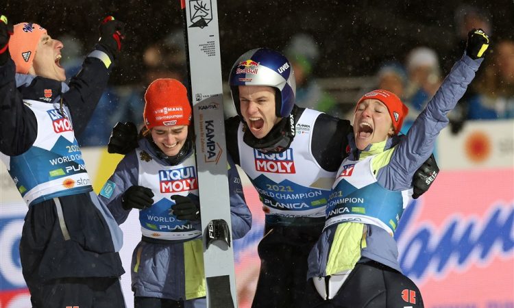 Veliko olajšanje po prvi medalji na domačem SP v Planici