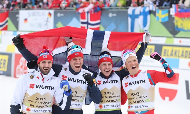 Norvežani zanesljivo do štafetnega zlata