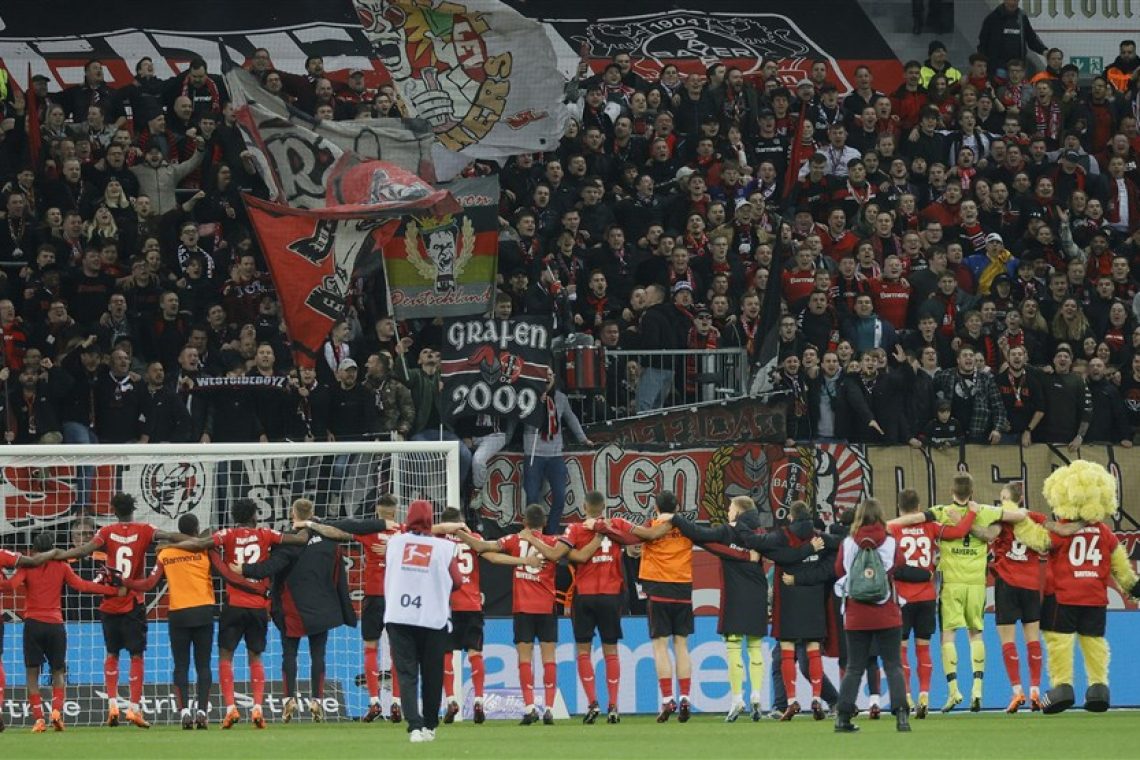 Bayern po porazu v Leverkusnu ostal drugi, Union skočil na tretje mesto