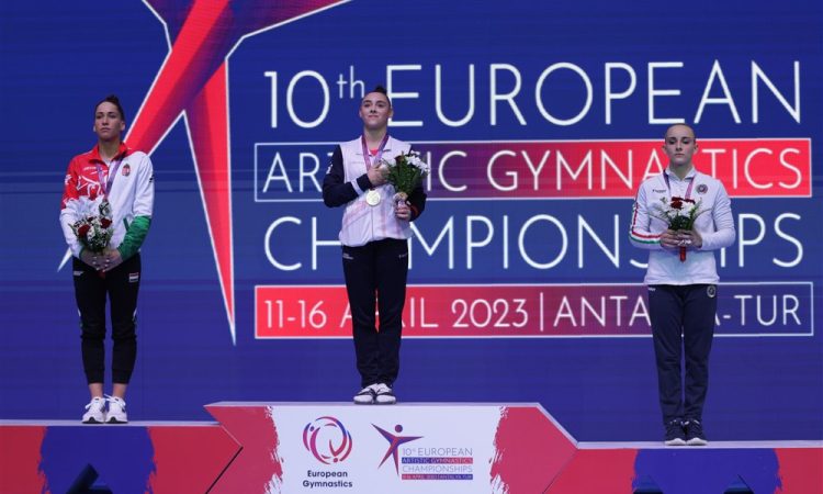 Britanka Jessica Gadirova na EP najboljša v mnogoboju