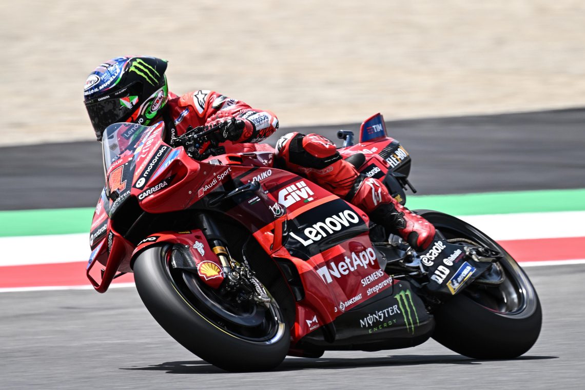 Bagnaia s prvega mesta na VN Nemčije