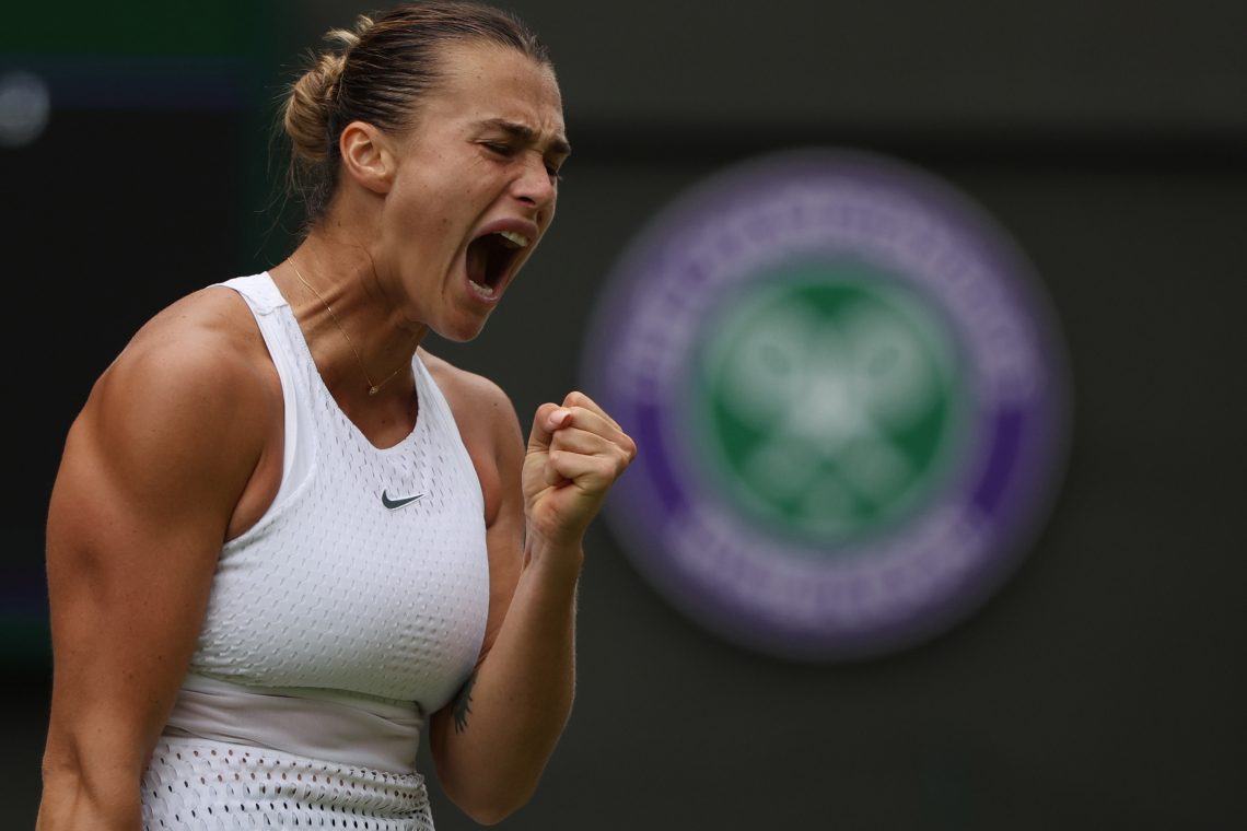 Belorusinja Arina Sabalenka tretja polfinalistka v Wimbledonu