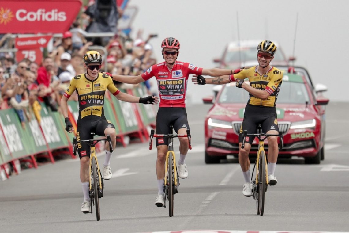 Vuelta neuradno Kussu, Roglič skupno tretji, etapa Poelsu