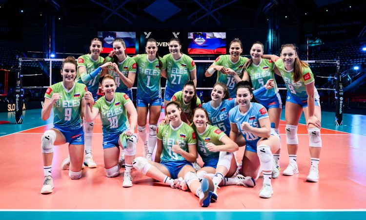 Slovenske odbojkarice do zgodovinske zmage