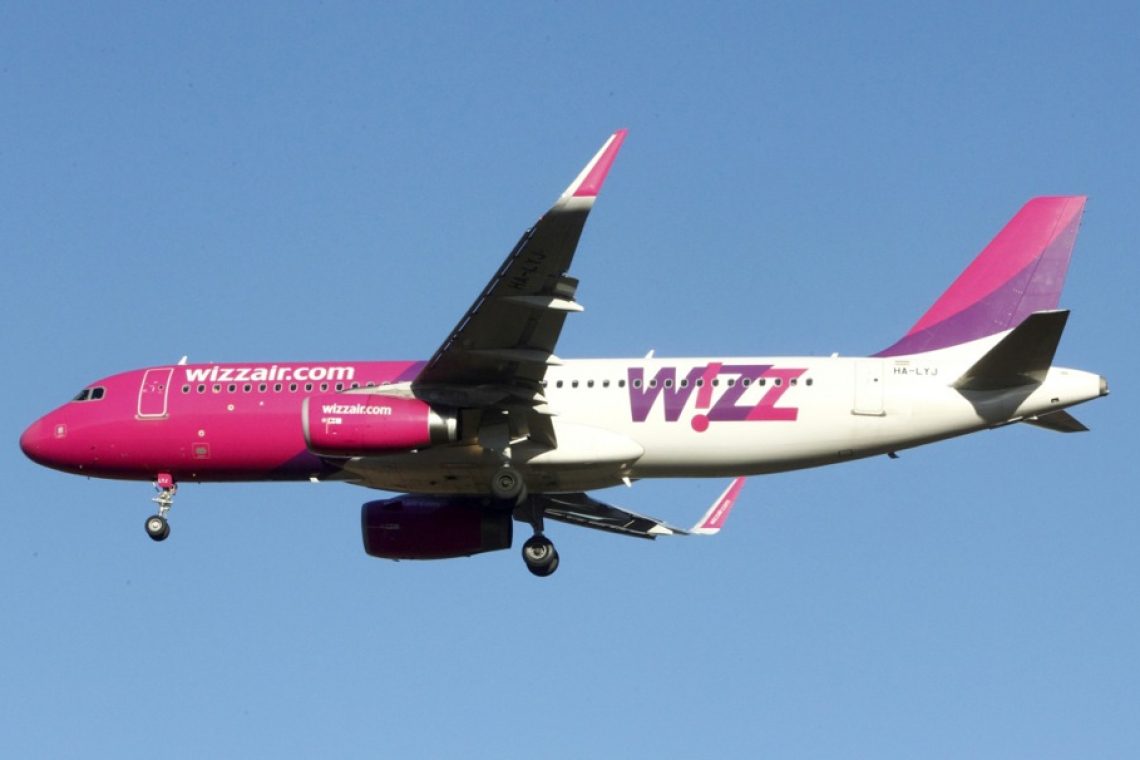 Wizz Air prvič poletel iz Ljubljane v Skopje