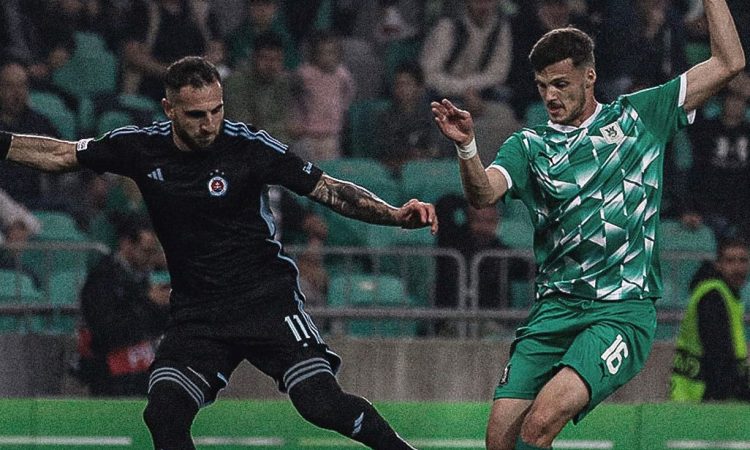 Nogometaši Olimpije v konferenčni ligi izgubili proti Slovanu iz Bratislave