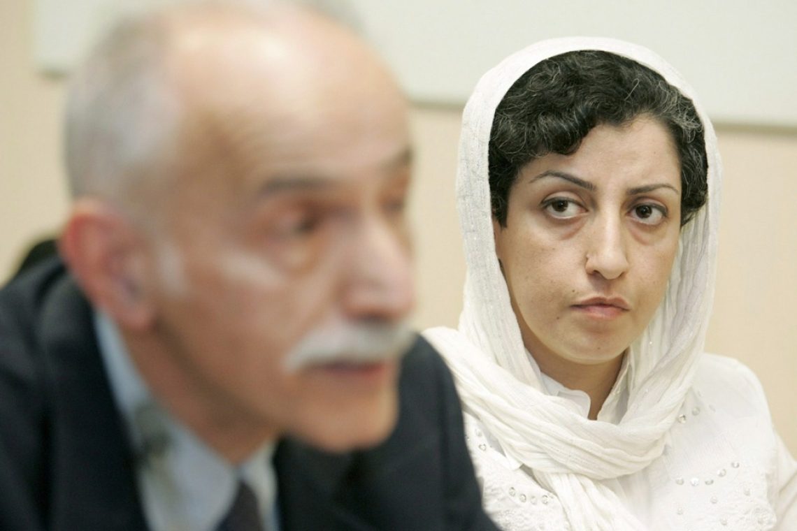 Nobelova nagrada za mir iranski borki za pravice žensk Narges Mohamadi
