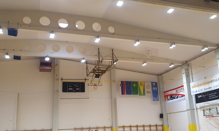 Končana obnova razsvetljave v športni dvorani OŠ Šempeter