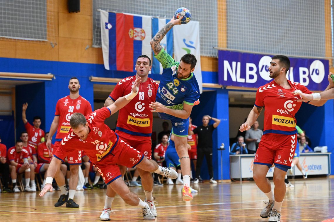 Slovenski rokometaši v Kočevju remizirali s Srbi
