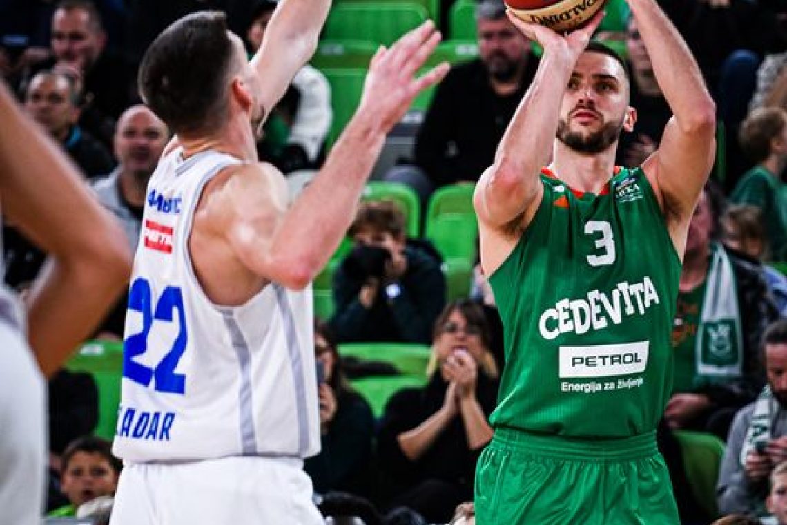 Košarkarji Cedevite Olimpije so izgubili proti Zadru s 73:79