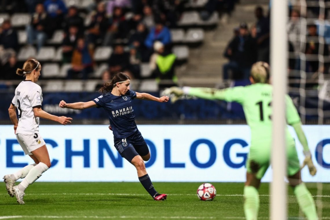 Kaja Korošec s svojo ekipo Paris FC do prve zmage v letošnji ligi prvakinj