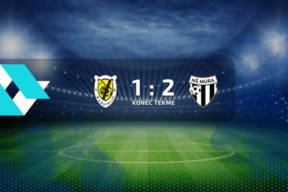 Nogometaši Kalcer Radomelj so doma izgubili proti Muri z 1:2