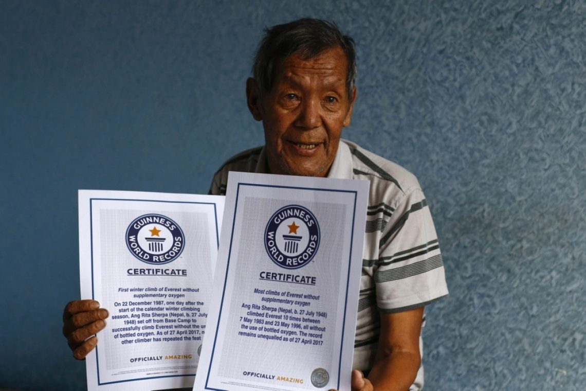 Nepalski gorski vodnik se želi še 29. povzpeti na Mount Everest