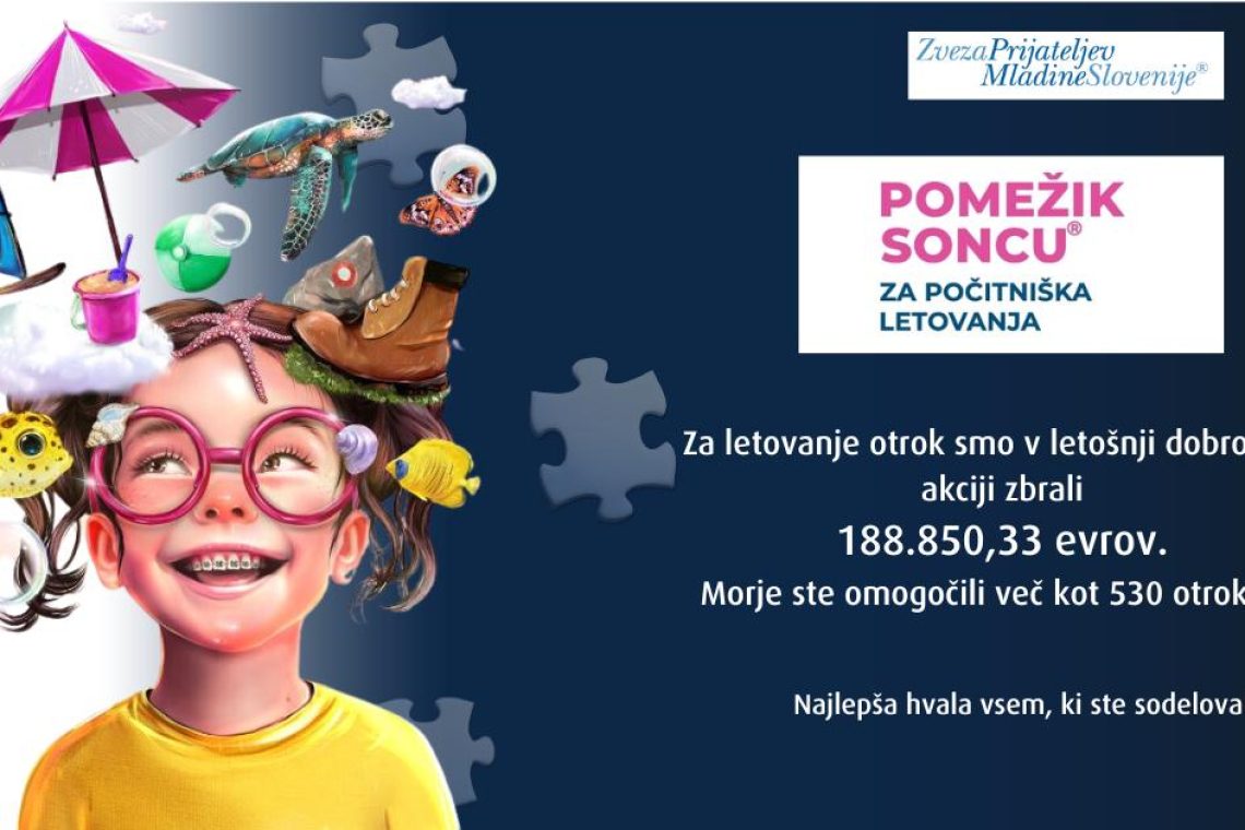 Pomežik soncu: na morje bo šlo več kot 530 otrok