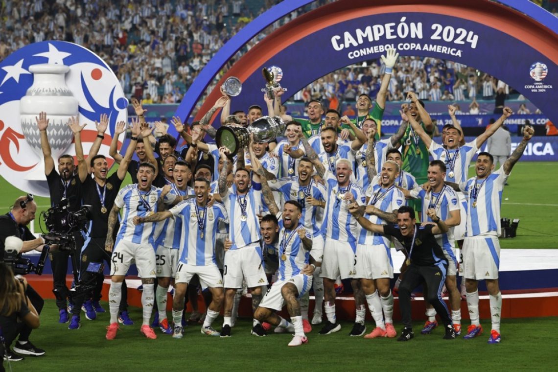 Argentina po zmagi nad Kolumbijo ubranila naslov na Copi