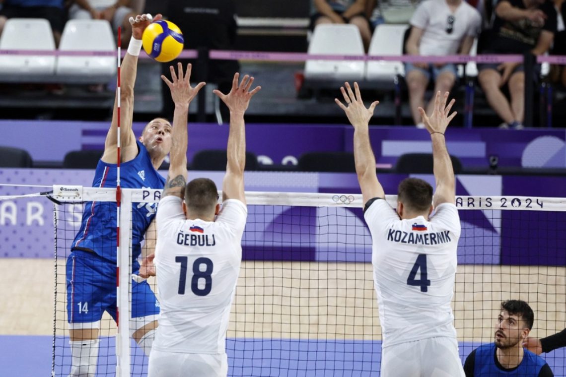 Slovenski odbojkarji v četrtfinalu proti Poljakom