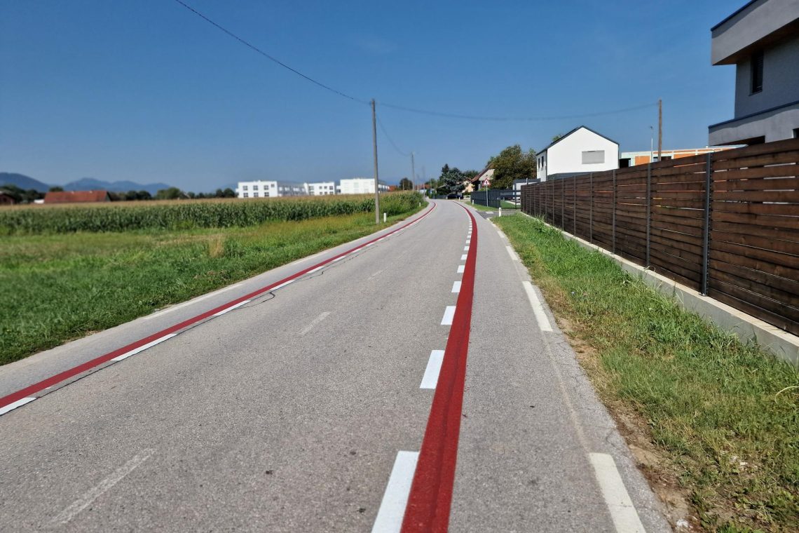 Varnejša pot za kolesarje od Lave do Medloga