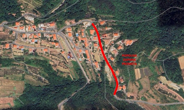 Od četrtka popolna zapora ceste Šmarje–Pomjan