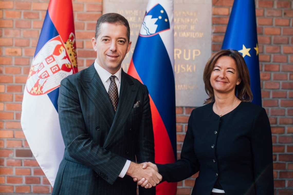 Fajon in Đurić o sodelovanju in poti Srbije v EU
