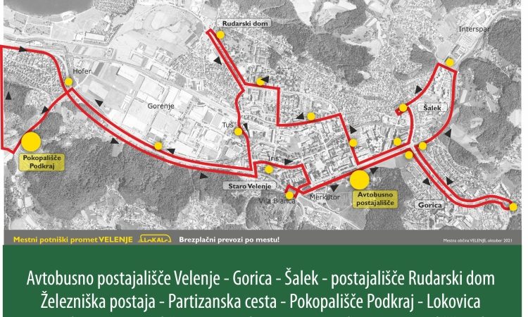 Ob dnevu spomina na mrtve z Lokalcem do pokopališča vsakih 30 minut