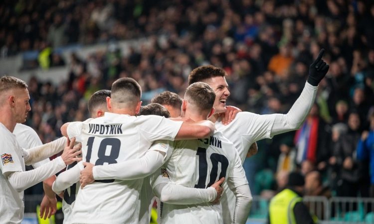 Slovenska nogometna reprezentanca v ligi narodov izgubila proti Norveški 