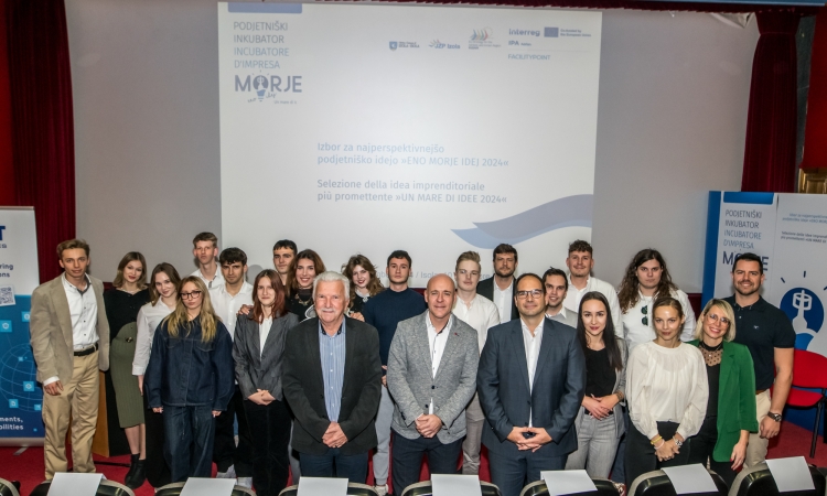  Izbor Eno morje idej 2024 nagradil mlade podjetniške talente