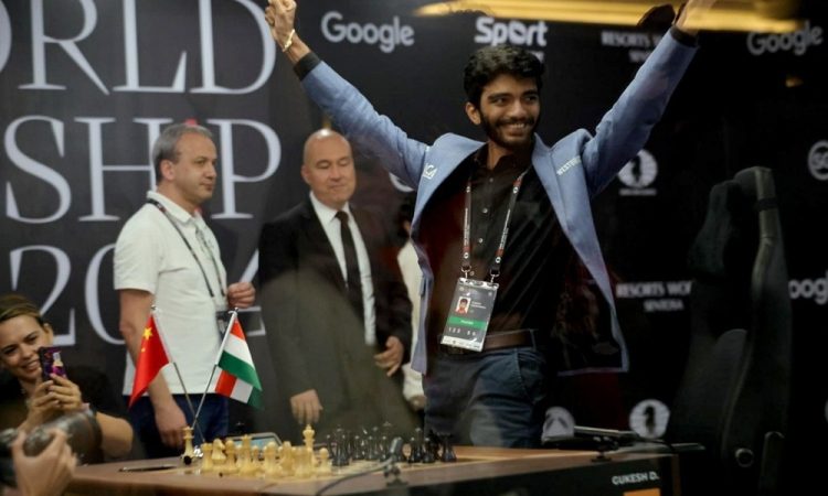 Gukesh Dommaraju najmlajši svetovni prvak v šahu