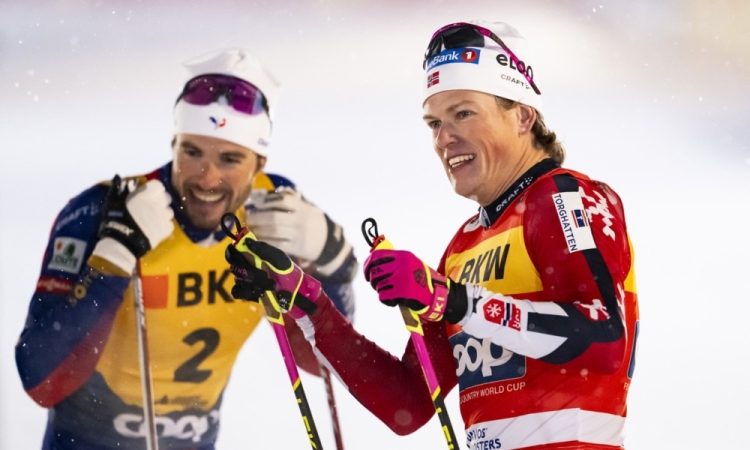 Norvežan Johannes Hoesflot Klaebo je zmagovalec šeste tekme novoletne turneje 