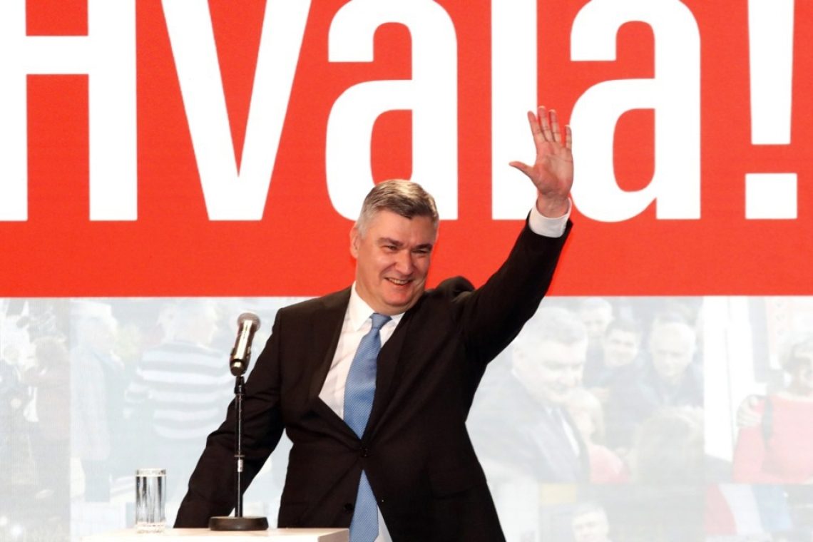 Milanović po večini preštetih glasov hrvaški predsednik tudi naslednjih pet let