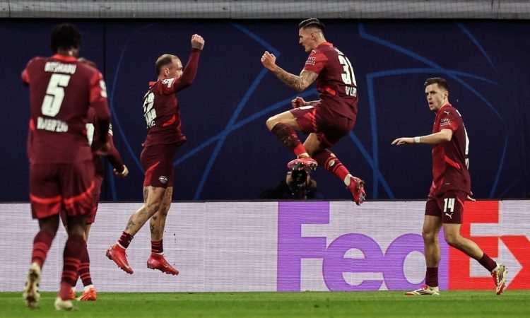 Šeško zadel, Leipzig do prve zmage v ligi prvakov