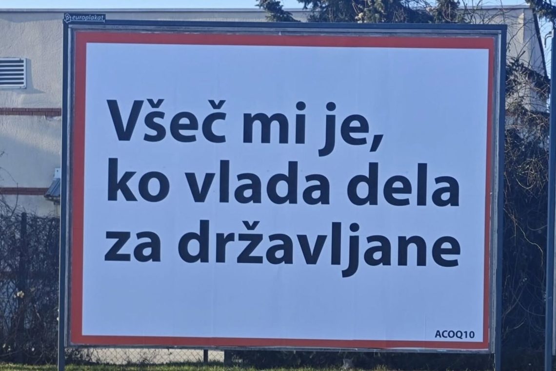 Za skrivnostnimi plakati po Sloveniji stoji Aleš Štrancar