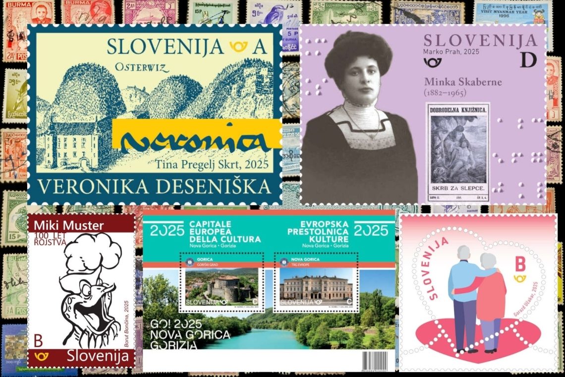 Izid novih poštnih znamk v znamenju zgodovine in kulture