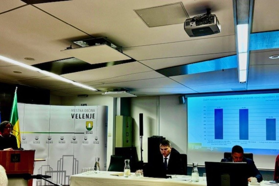 Velenjski občinski svetniki seznanjeni z aktivnostmi Centra za pravični prehod