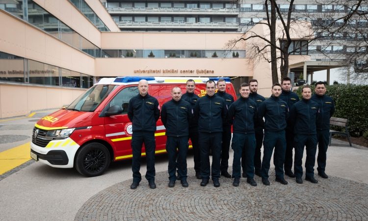 Novo gasilsko vozilo za UKC Ljubljana bo izboljšalo požarno varnost