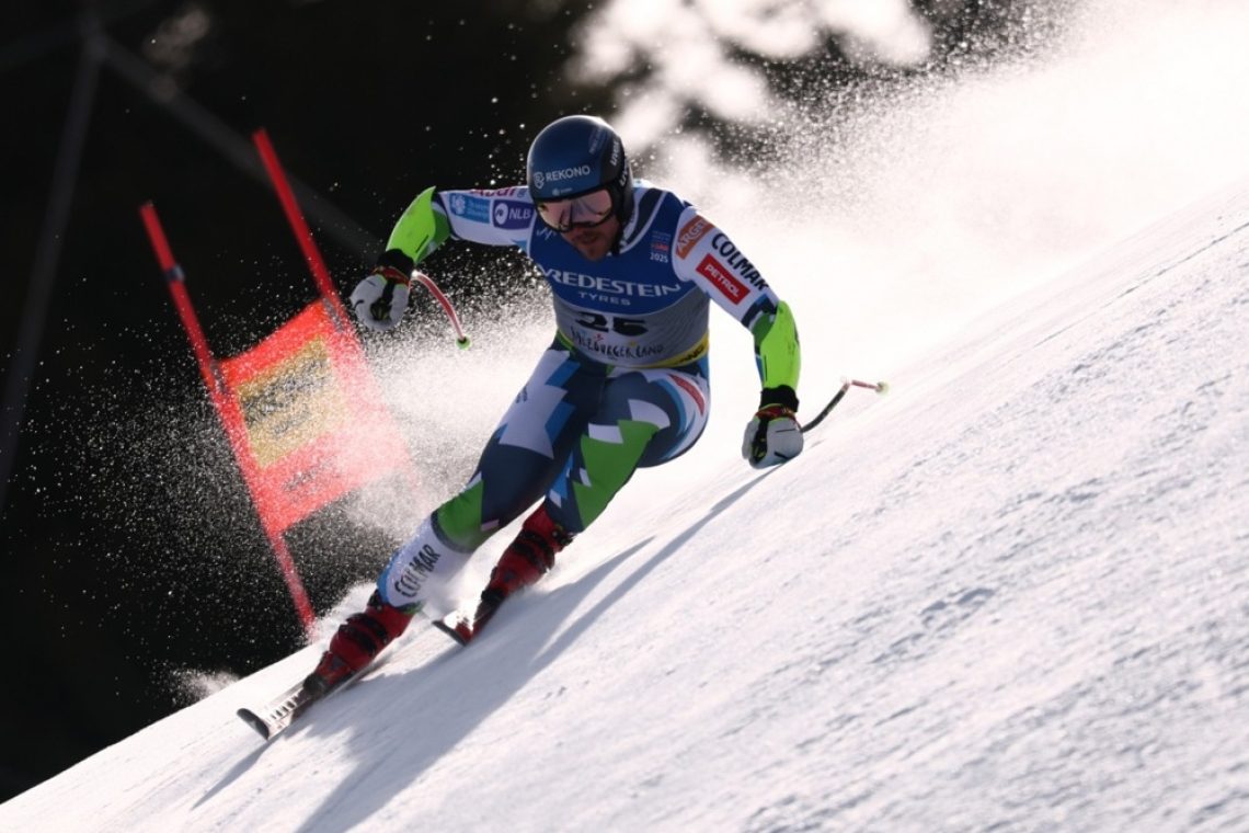 Hrobat boj za medaljo končal pred ciljem z odstopom