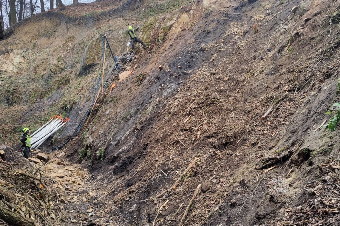 Sanacija plazu nad Ledeno dvorano v Celju bo končana do junija