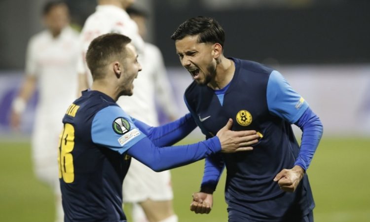 Celjski nogometaši z zadetkom zaostanka v Firence