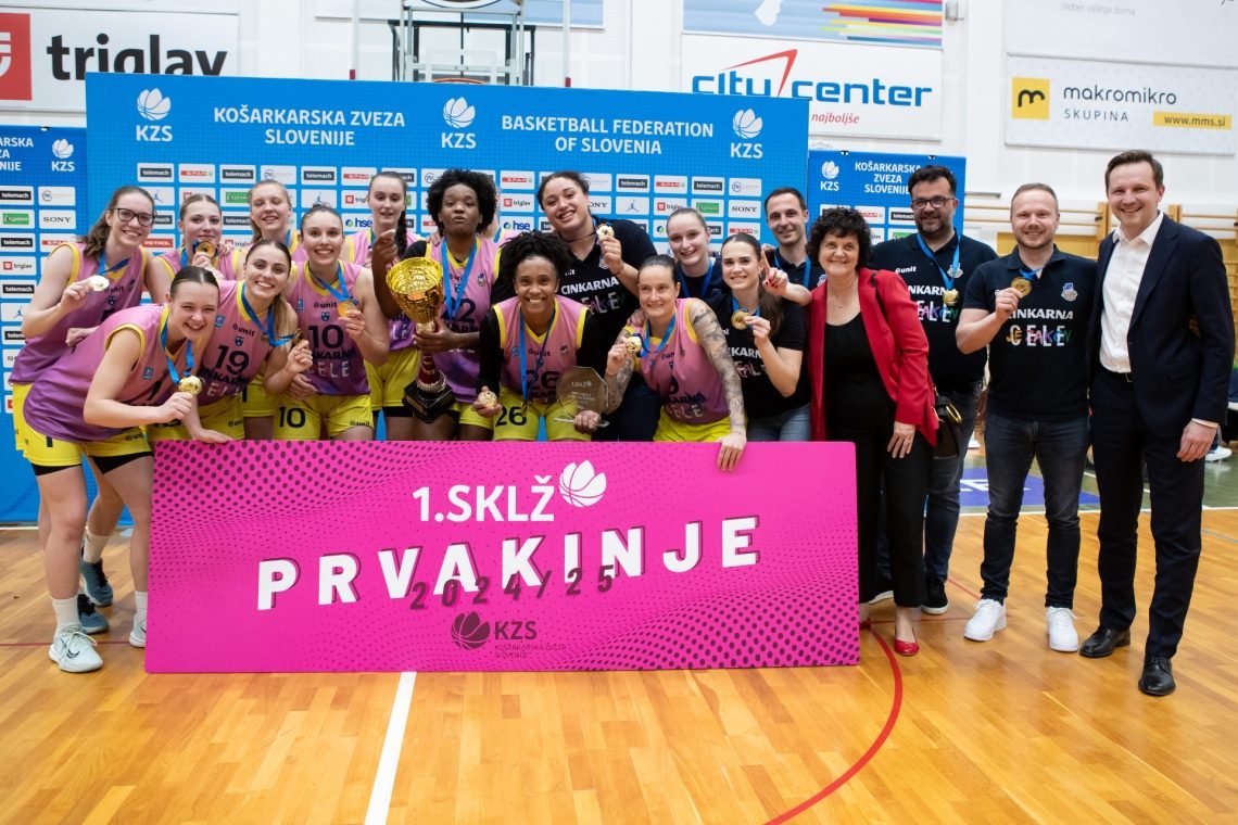 Košarkarice iz Celja brez konkurence na domači sceni
