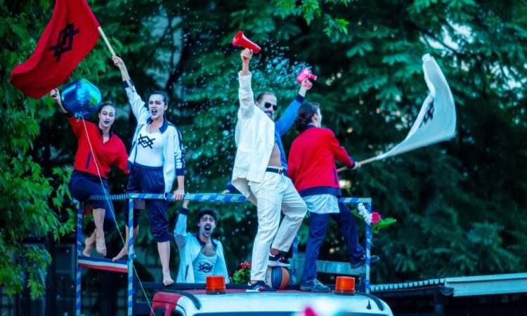V Športnem parku Poljane politična cirkuška predstava JA, JA!