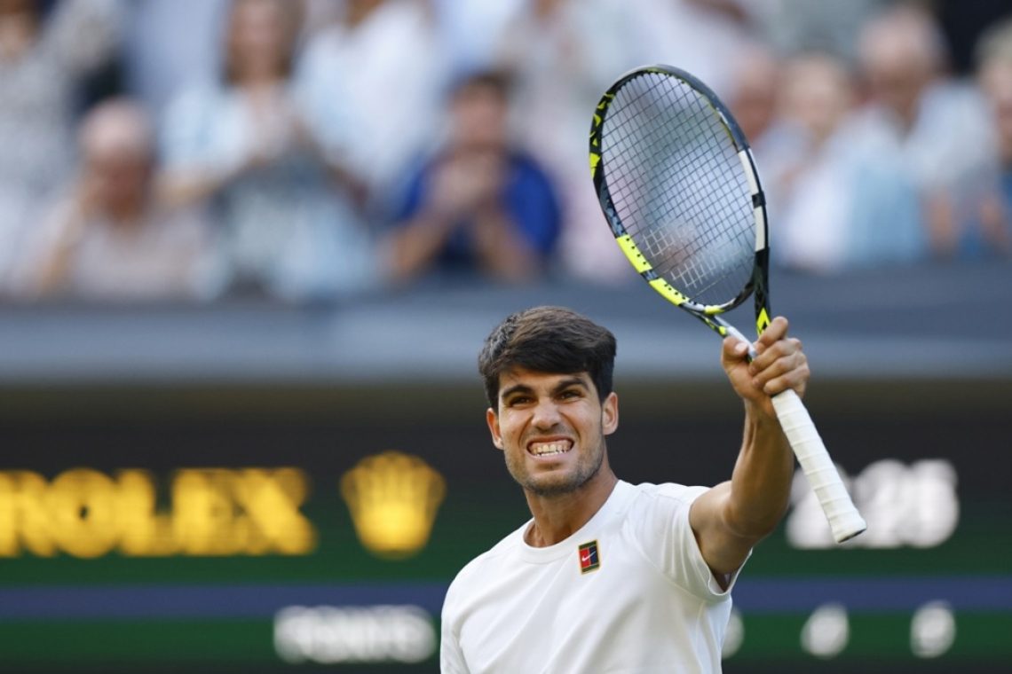 Alcaraz v osmino finala Wimbledona