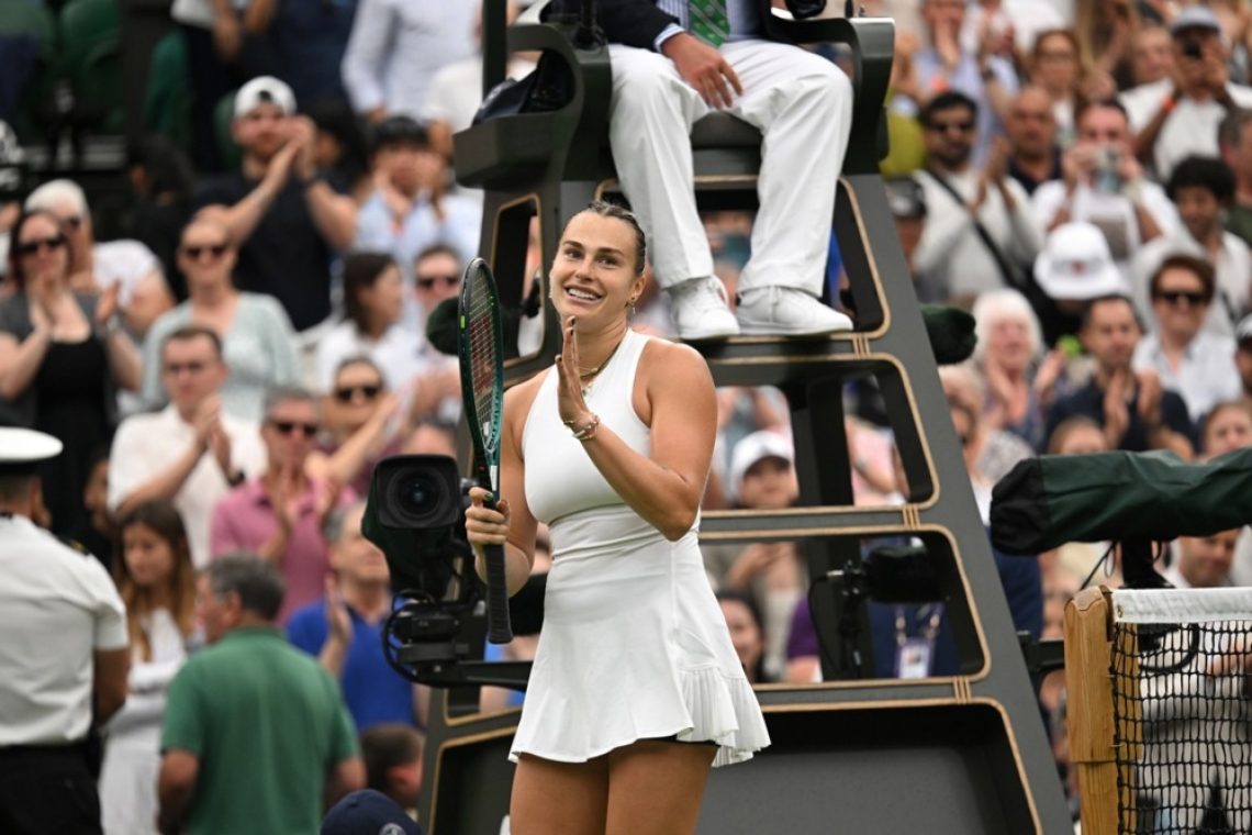 Sabalenka po dveh nizih v četrtfinale Wimbledona