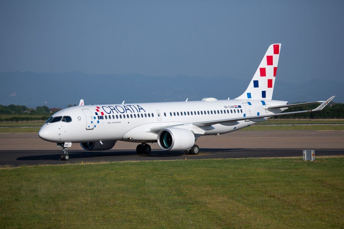 Croatia Airlines pozimi napoveduje več kot 9800 letov in 21 odstotek več sedežev