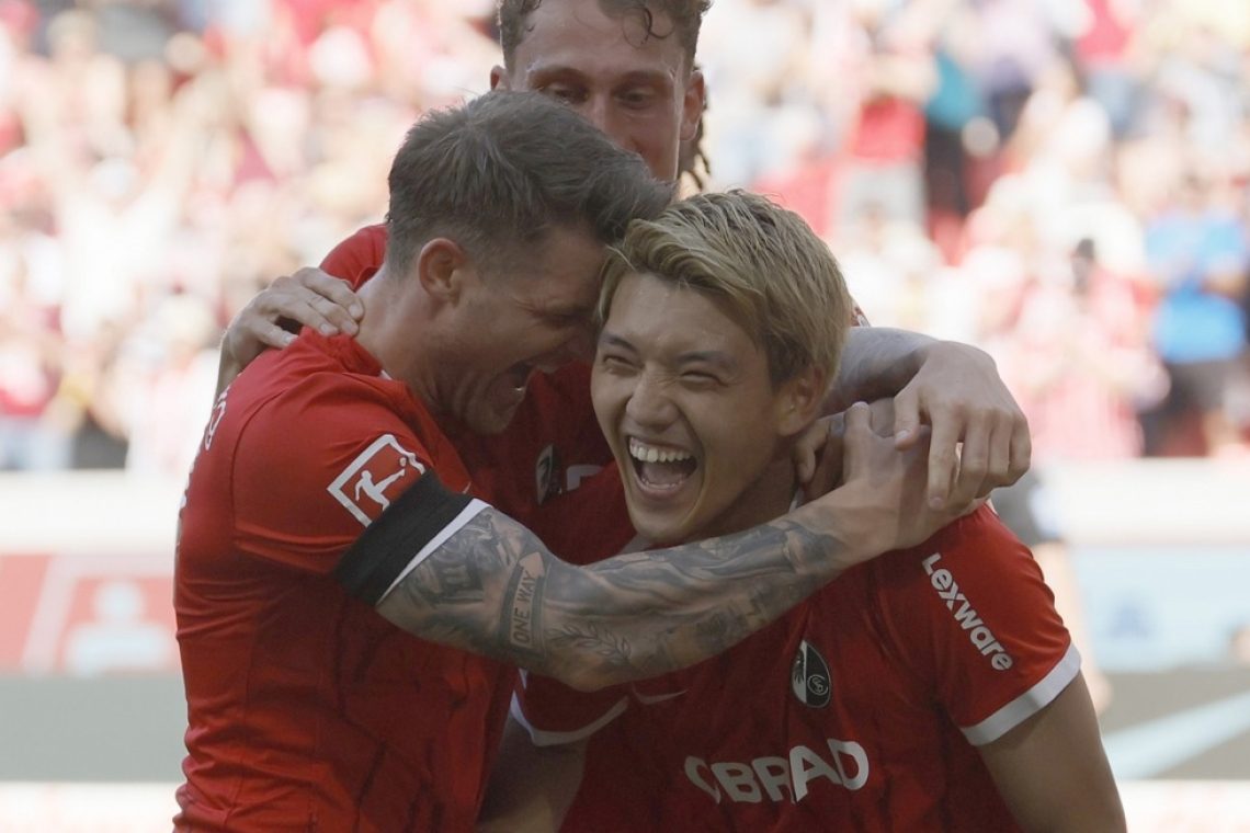 Ritsu Doan iz Freiburga v Eintracht