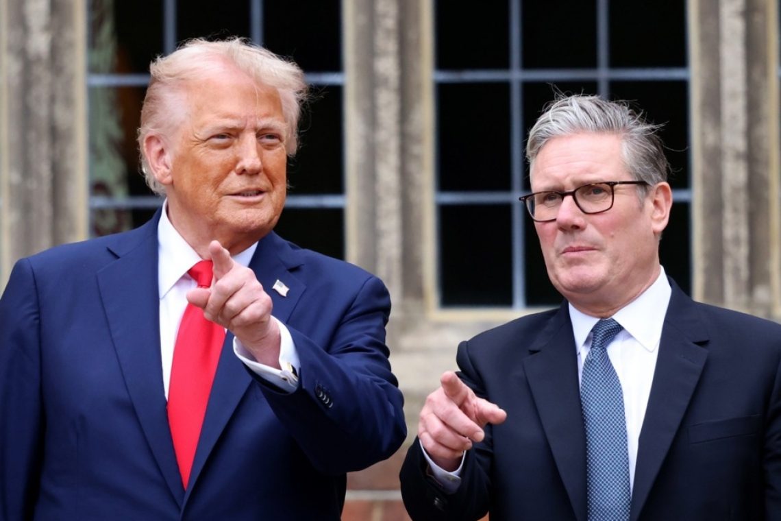 Trump in Starmer kritična do Putina zaradi nadaljevanja vojne v Ukrajini